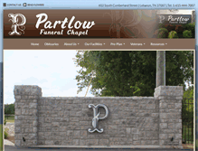 Tablet Screenshot of partlowchapel.com